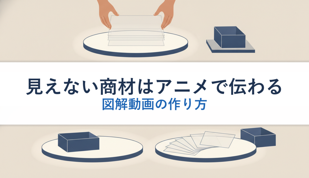 見えない商材はアニメで伝わる｜図解動画の作り方