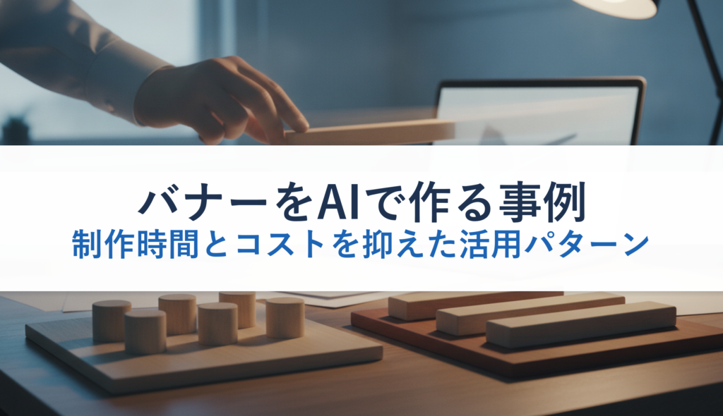 バナーをAIで作る事例｜制作時間とコストを抑えた活用パターン