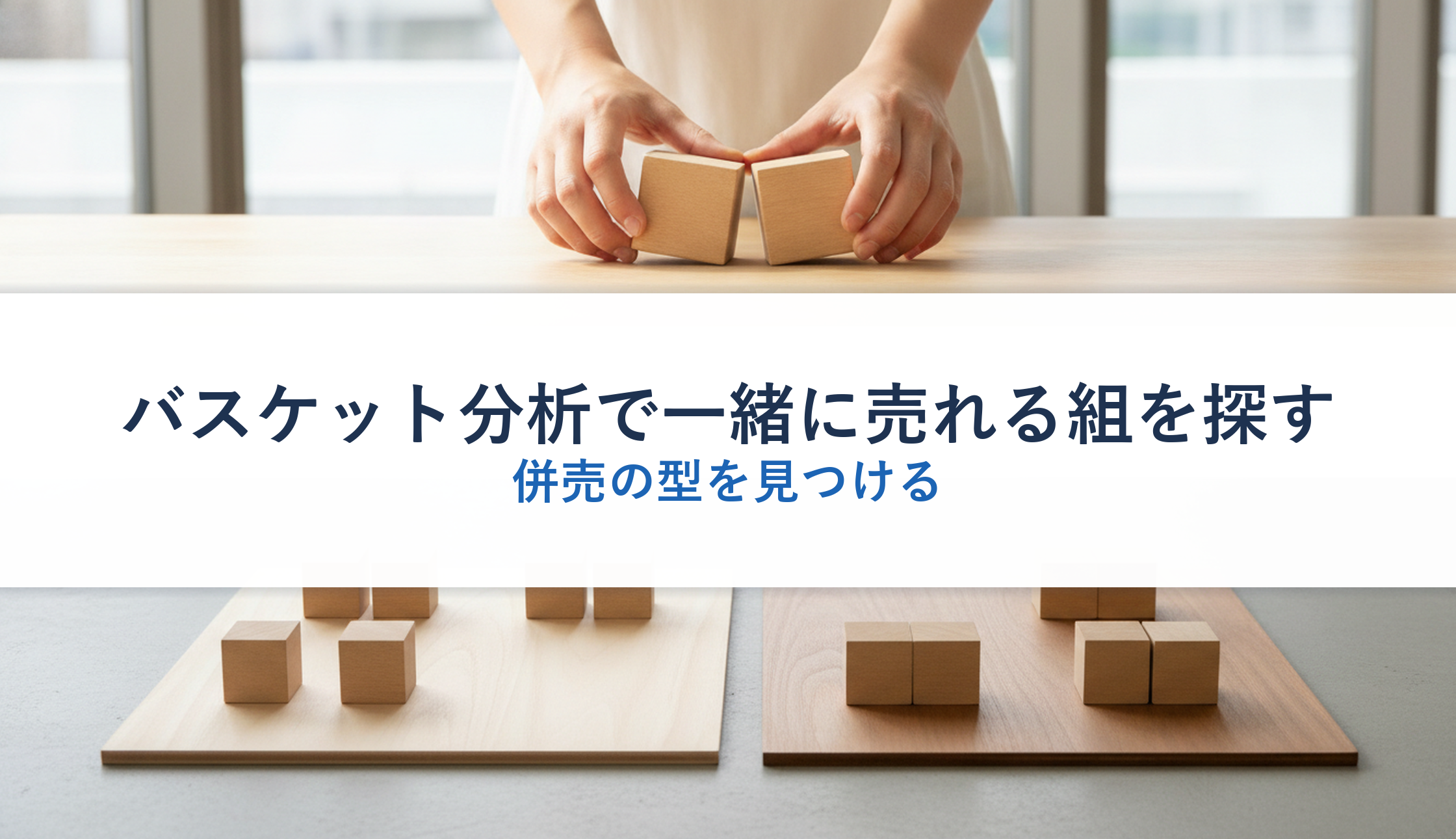 バスケット分析で一緒に売れる組を探す｜併売の型を見つける