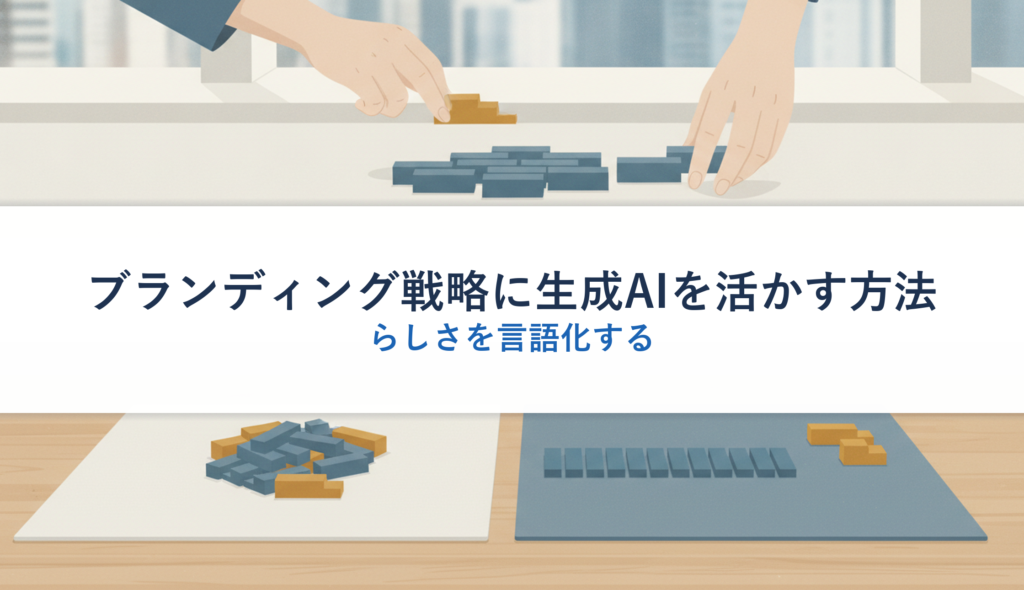 ブランディング戦略に生成AIを活かす方法｜らしさを言語化する