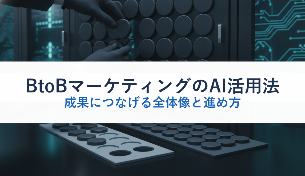 BtoBマーケティングのAI活用法｜成果につなげる全体像と進め方