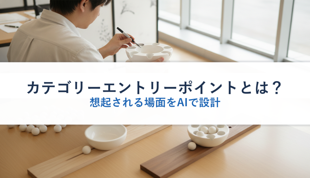 カテゴリーエントリーポイントとは？｜想起される場面をAIで設計