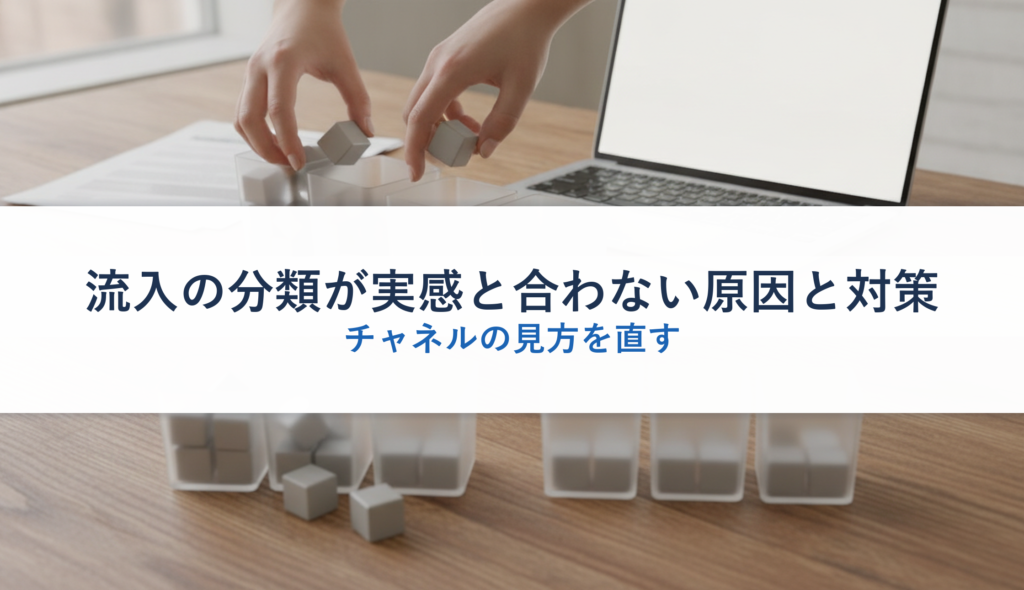 流入の分類が実感と合わない原因と対策｜チャネルの見方を直す