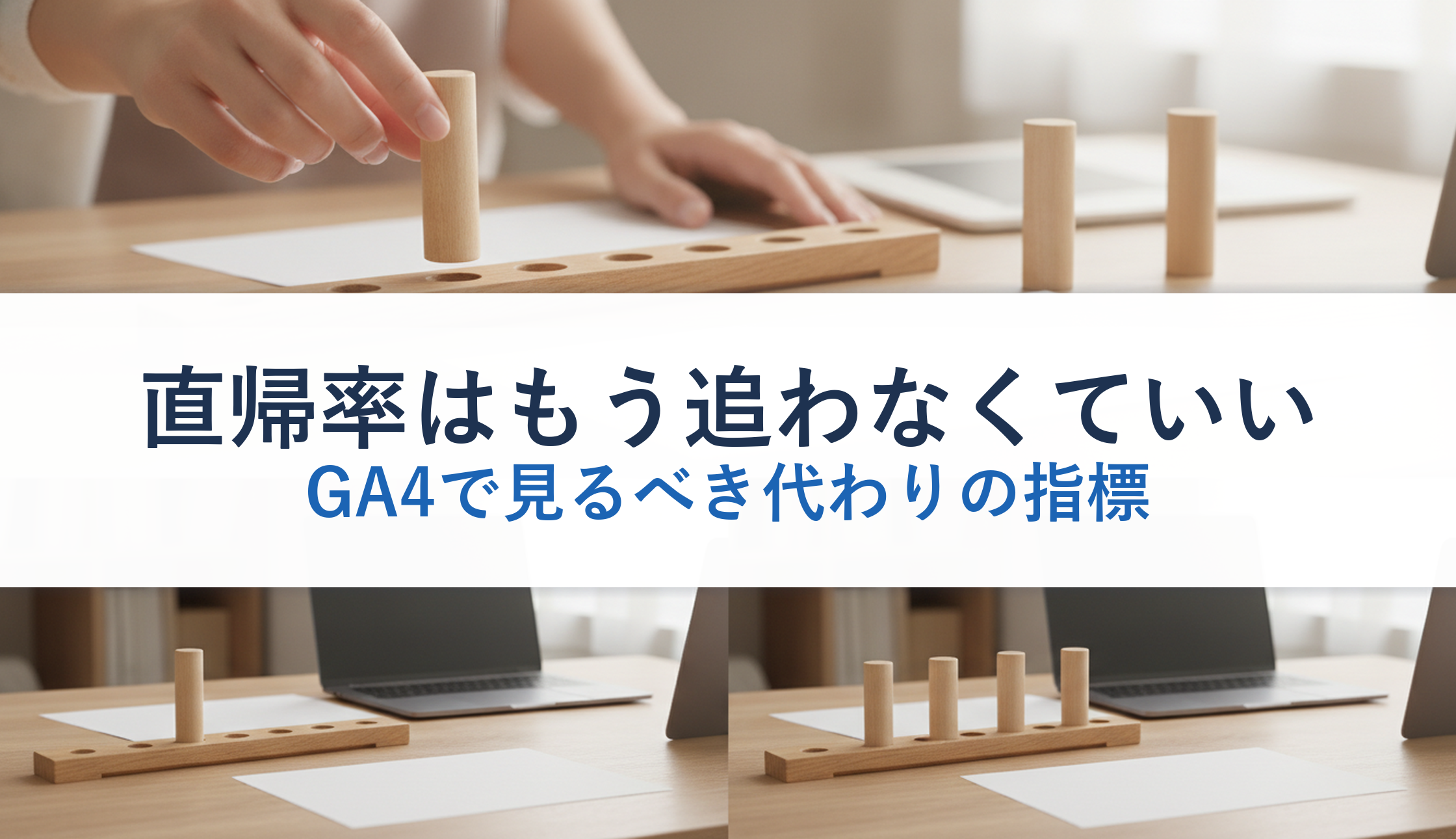 直帰率はもう追わなくていい|GA4で見るべき代わりの指標