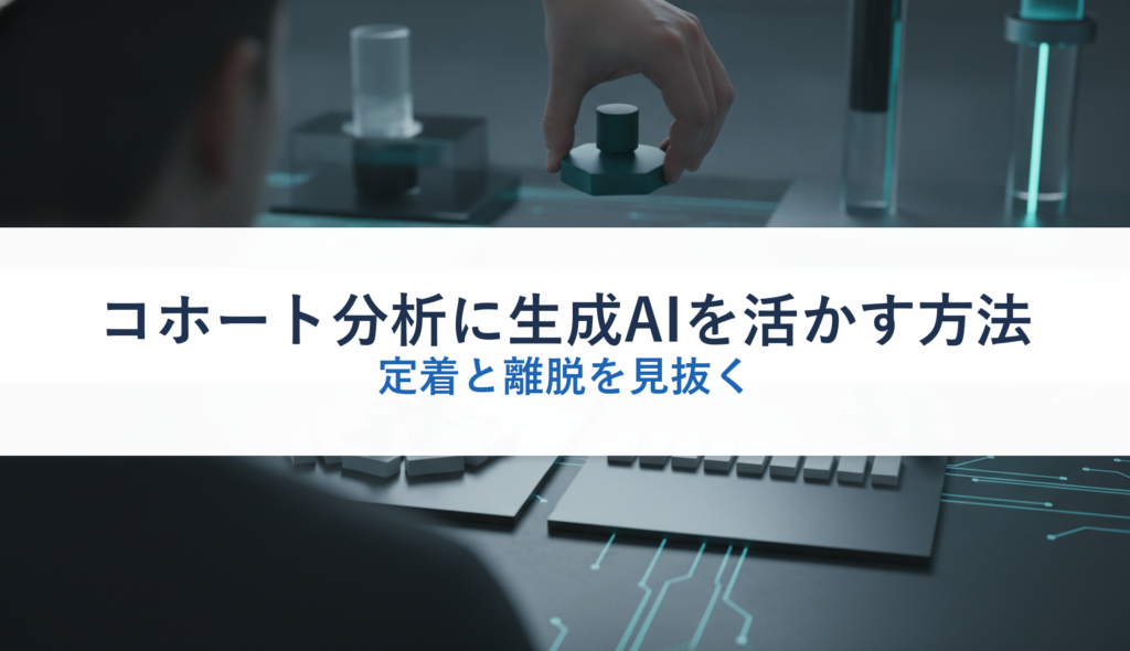 コホート分析に生成AIを活かす方法｜定着と離脱を見抜く