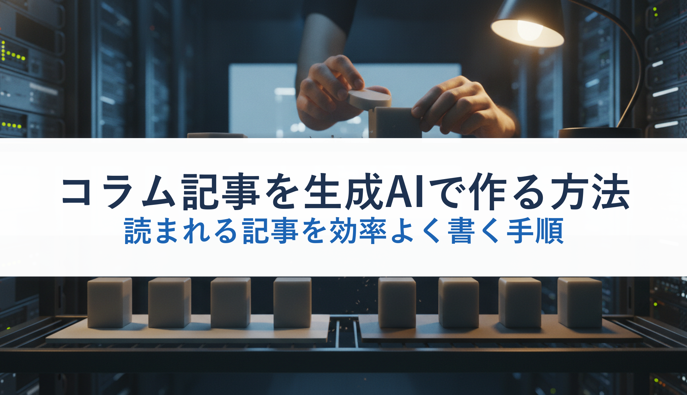 コラム記事を生成AIで作る方法｜読まれる記事を効率よく書く手順