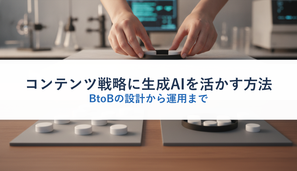 コンテンツ戦略に生成AIを活かす方法｜BtoBの設計から運用まで