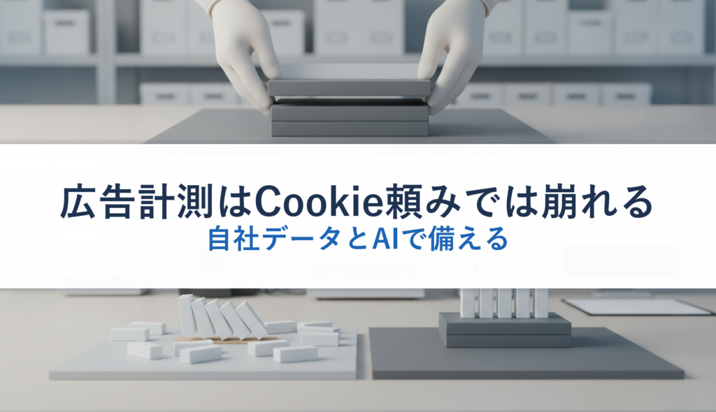 広告計測はCookie頼みでは崩れる｜自社データとAIで備える