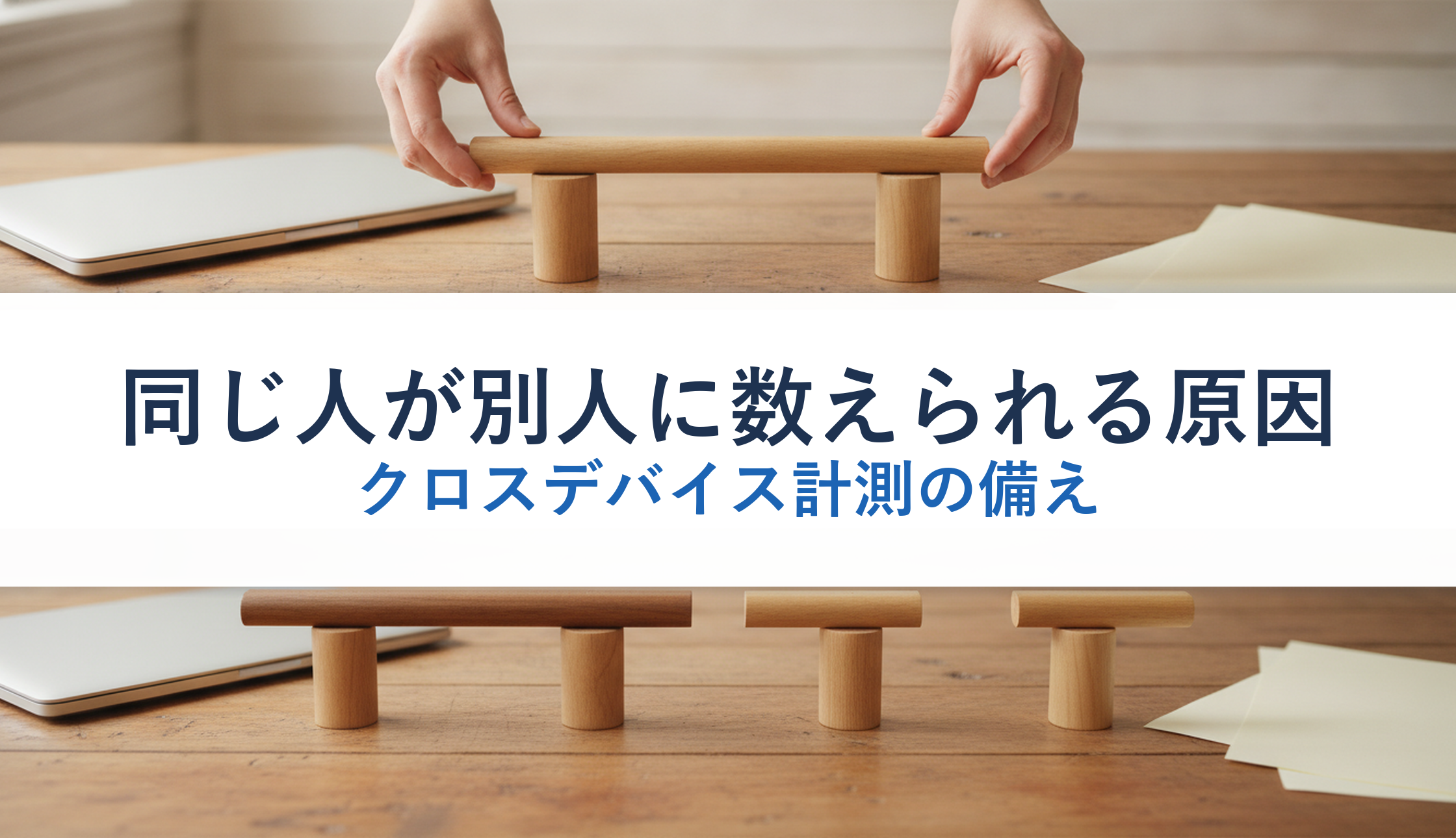 同じ人が別人に数えられる原因｜クロスデバイス計測の備え