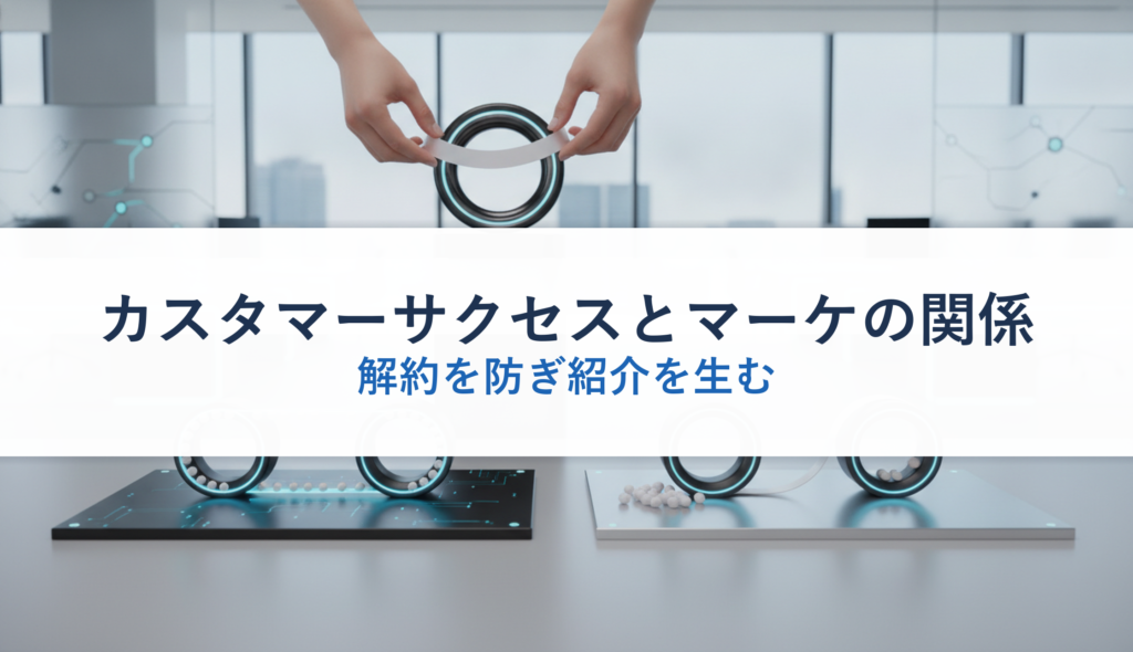 カスタマーサクセスとマーケの関係｜解約を防ぎ紹介を生む