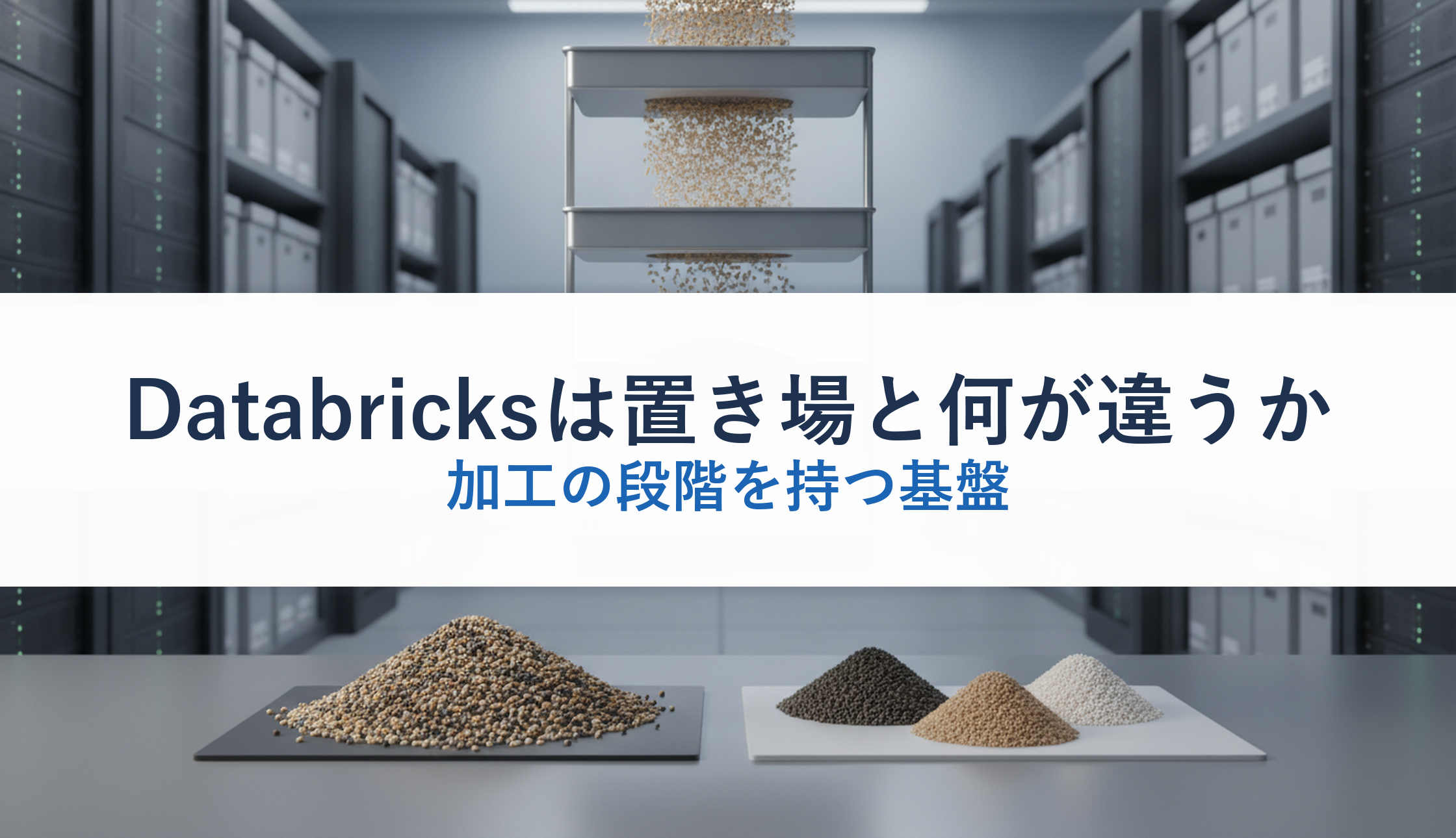 Databricksは置き場と何が違うか|加工の段階を持つ基盤