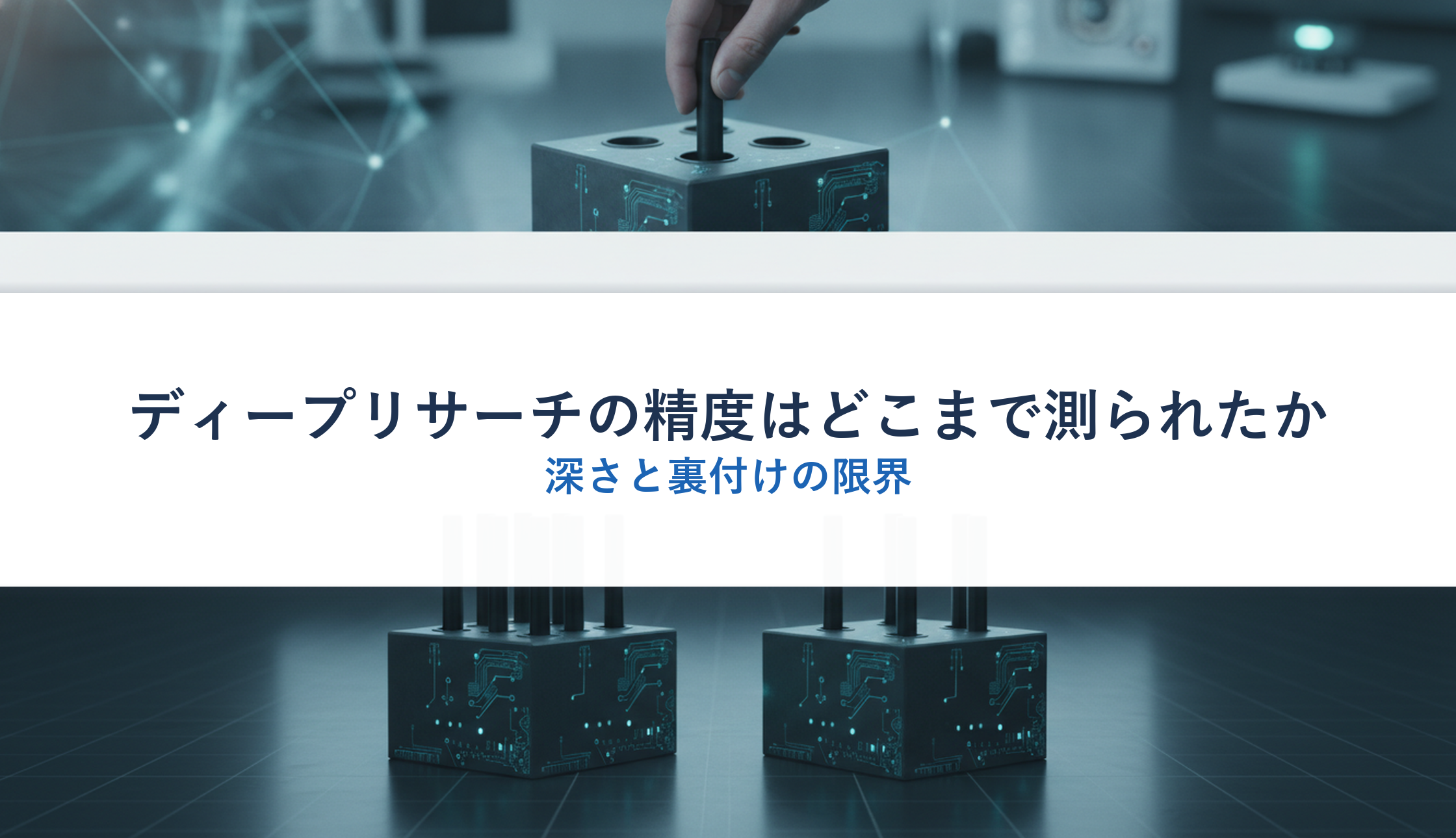 ディープリサーチの精度はどこまで測られたか｜深さと裏付けの限界