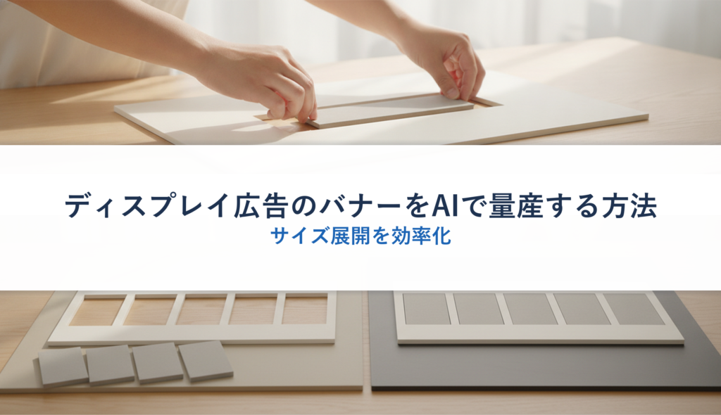 ディスプレイ広告のバナーをAIで量産する方法｜サイズ展開を効率化