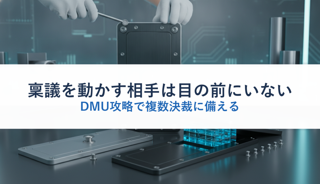 稟議を動かす相手は目の前にいない｜DMU攻略で複数決裁に備える