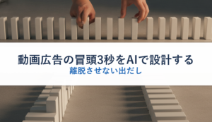 動画広告の冒頭3秒をAIで設計する｜離脱させない出だし
