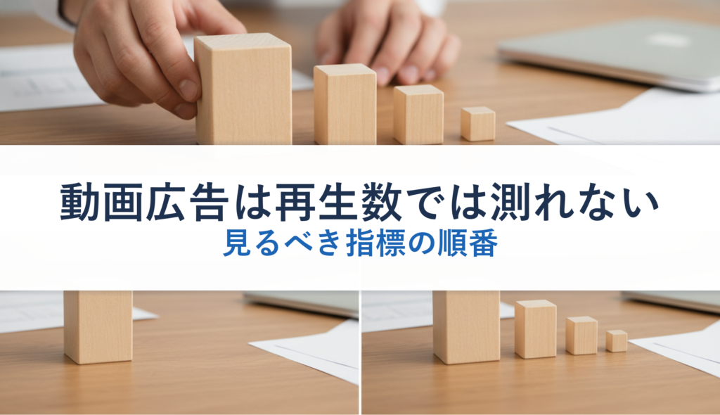 動画広告は再生数では測れない｜見るべき指標の順番