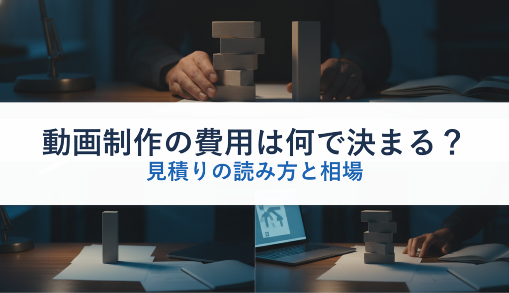 動画制作の費用は何で決まる？｜見積りの読み方と相場
