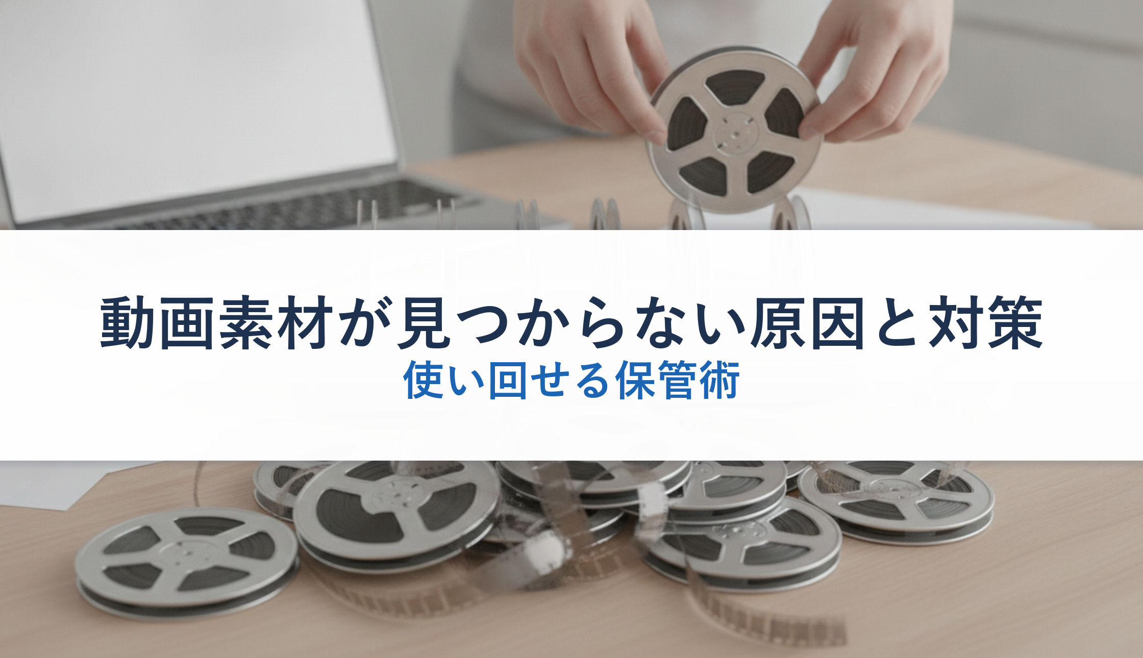 動画素材が見つからない原因と対策｜使い回せる保管術