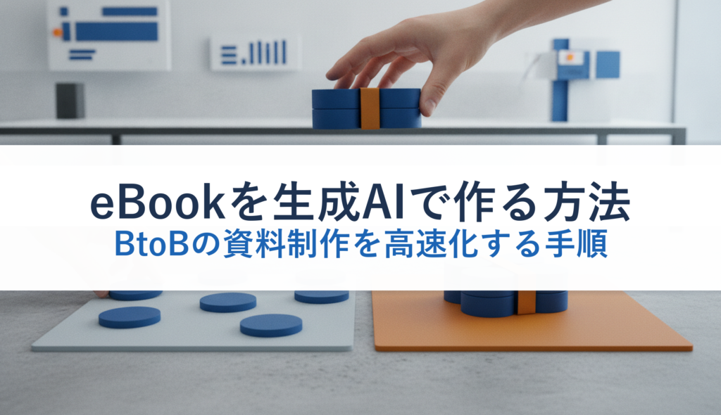 eBookを生成AIで作る方法｜BtoBの資料制作を高速化する手順