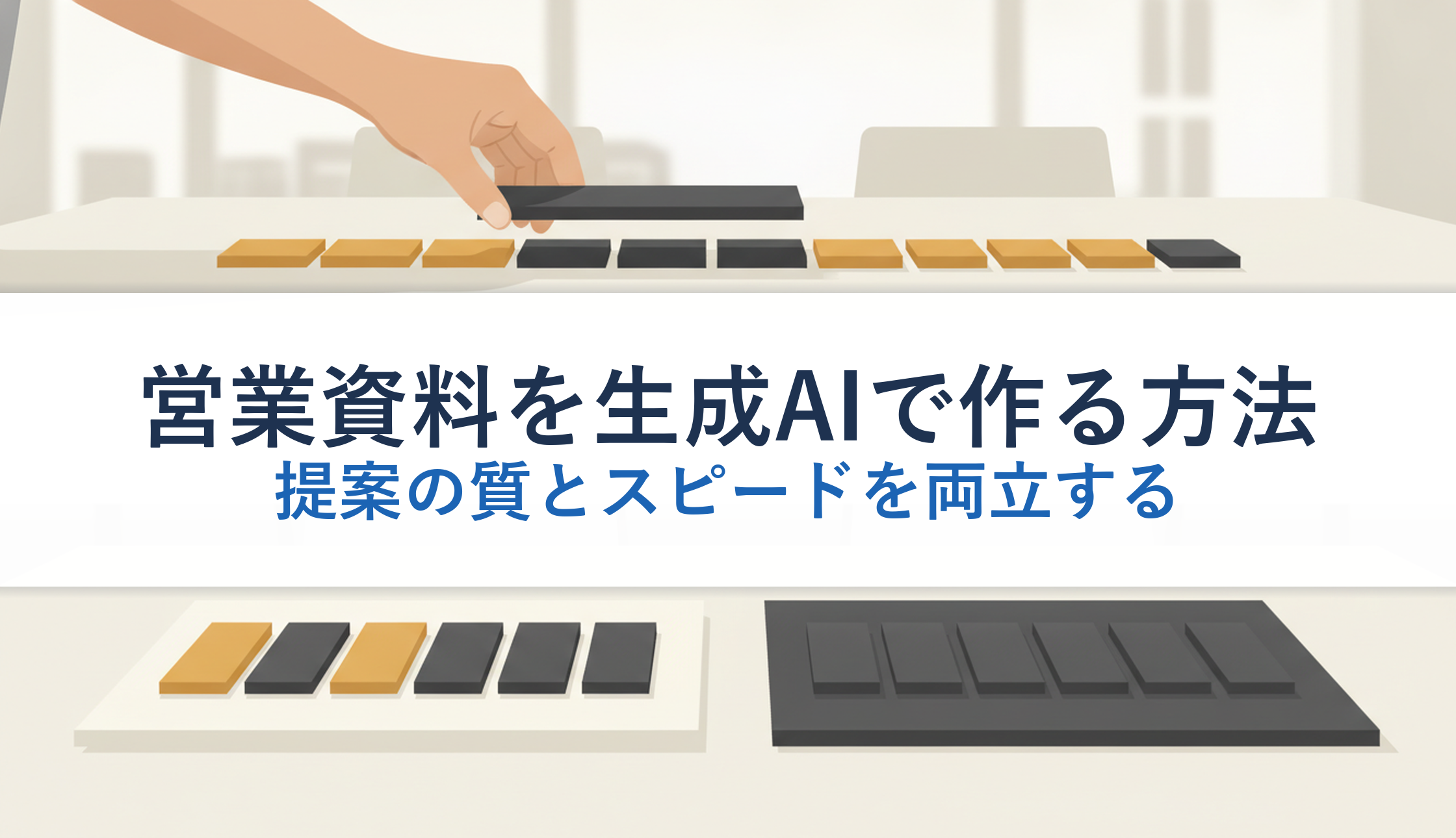 営業資料を生成AIで作る方法｜提案の質とスピードを両立する