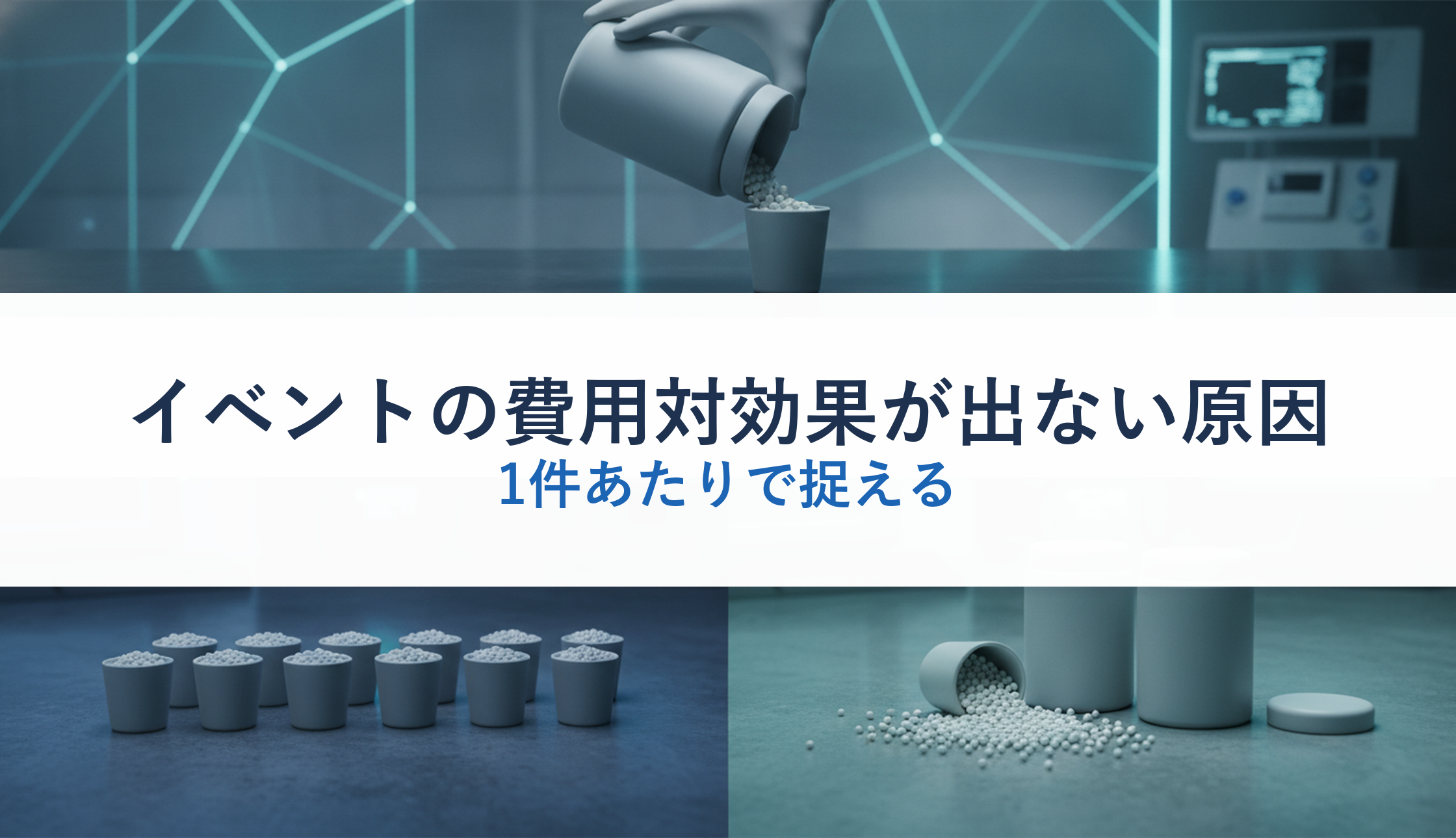 イベントの費用対効果が出ない原因|1件あたりで捉える