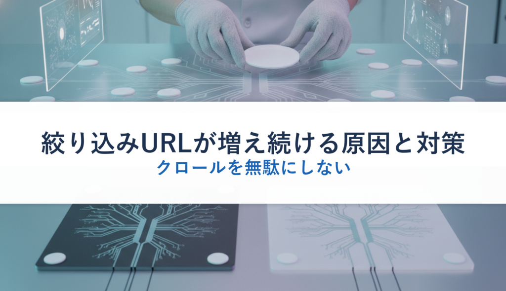 絞り込みURLが増え続ける原因と対策｜クロールを無駄にしない