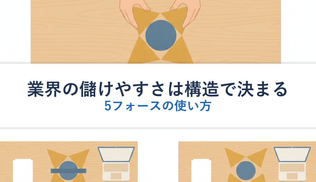 業界の儲けやすさは構造で決まる｜5フォースの使い方