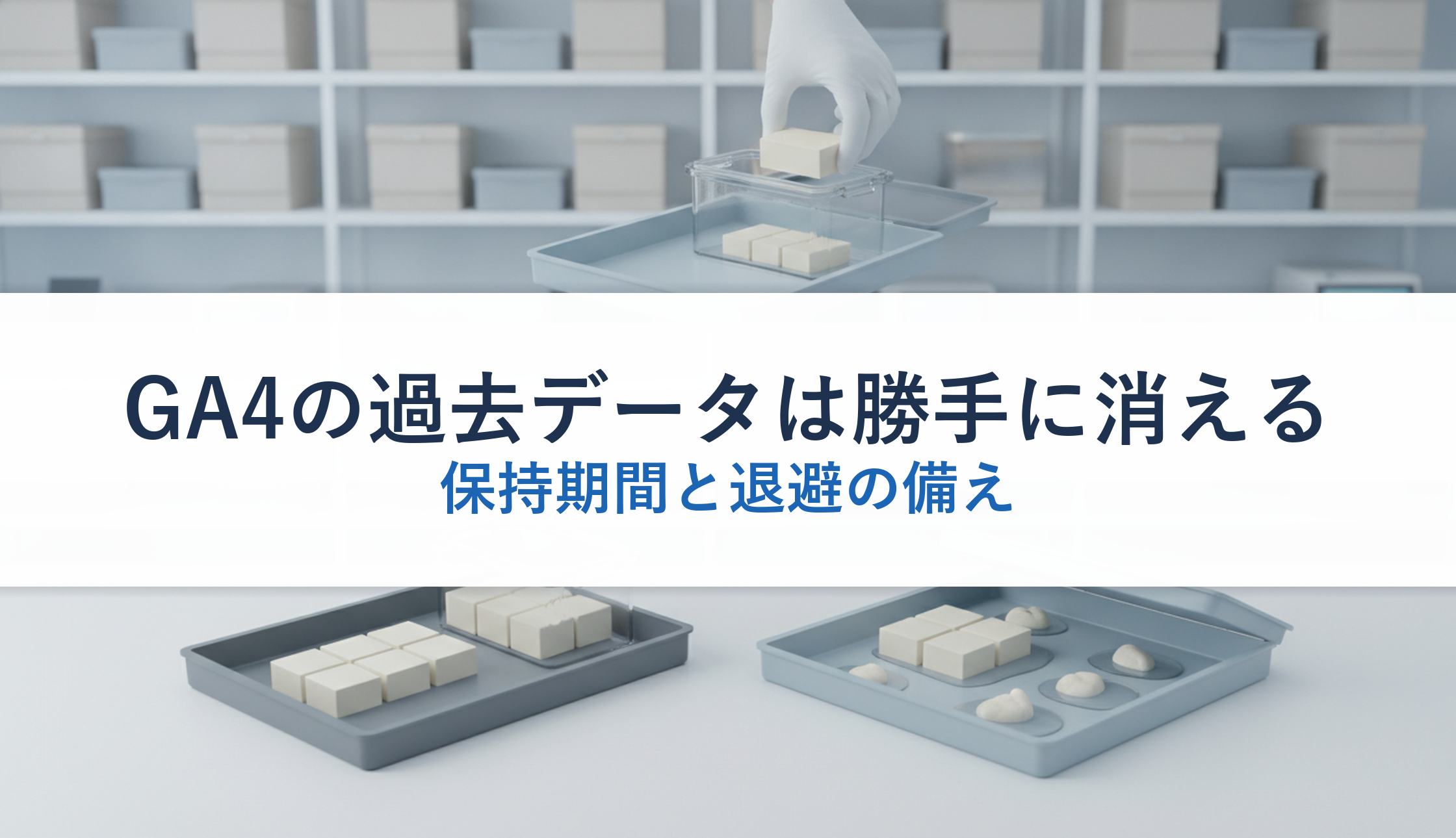 GA4の過去データは勝手に消える|保持期間と退避の備え