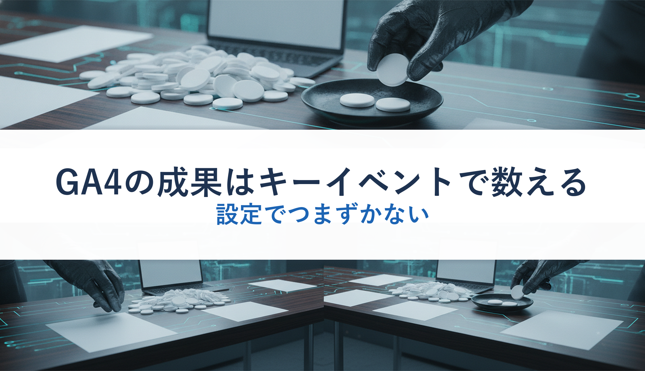 GA4の成果はキーイベントで数える|設定でつまずかない