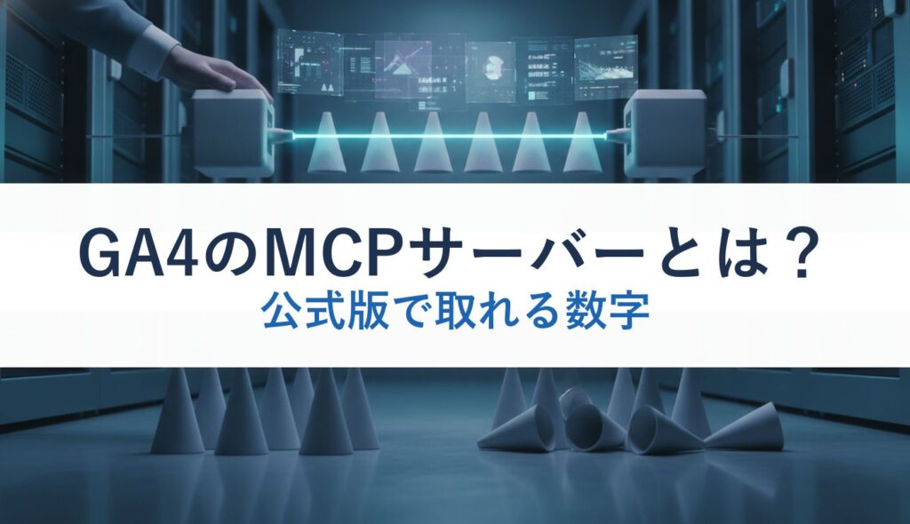 GA4のMCPサーバーとは？｜公式版で取れる数字