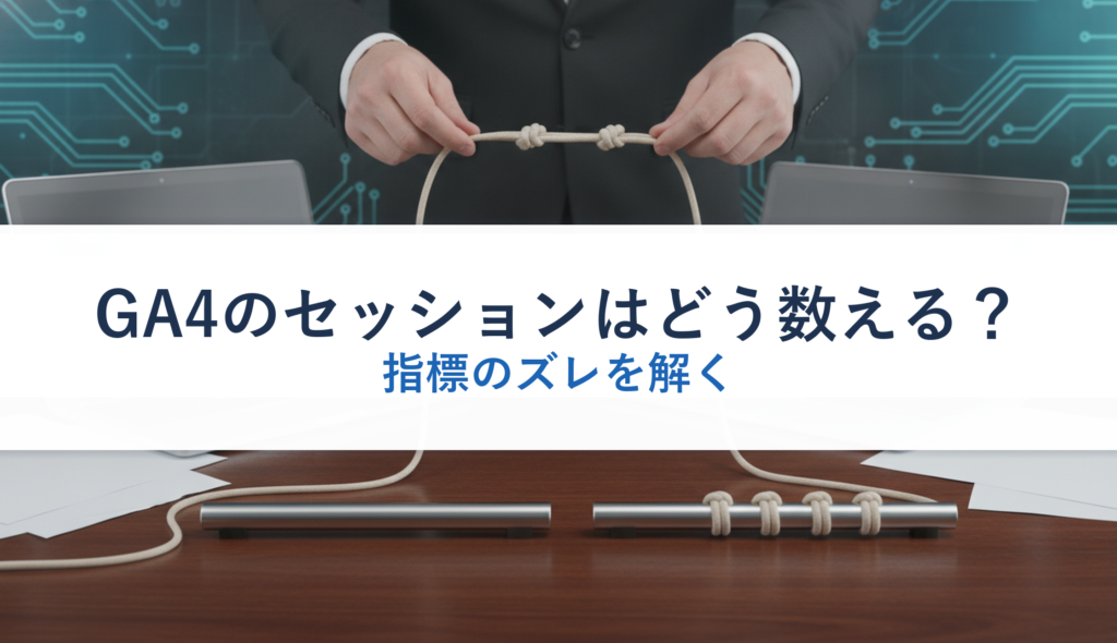 GA4のセッションはどう数える？｜指標のズレを解く