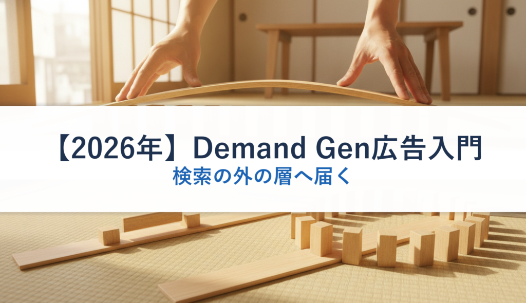 【2026年】Demand Gen広告入門｜検索の外の層へ届く