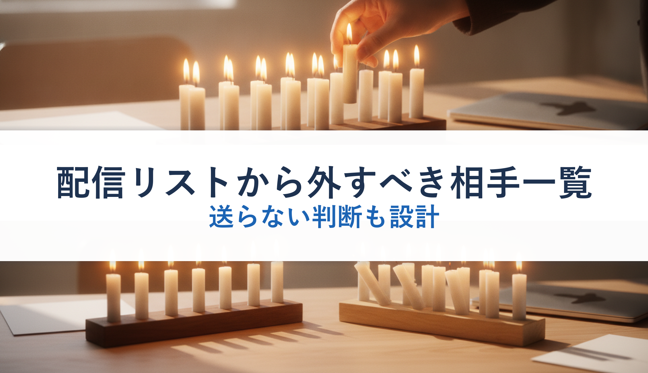 配信リストから外すべき相手一覧｜送らない判断も設計