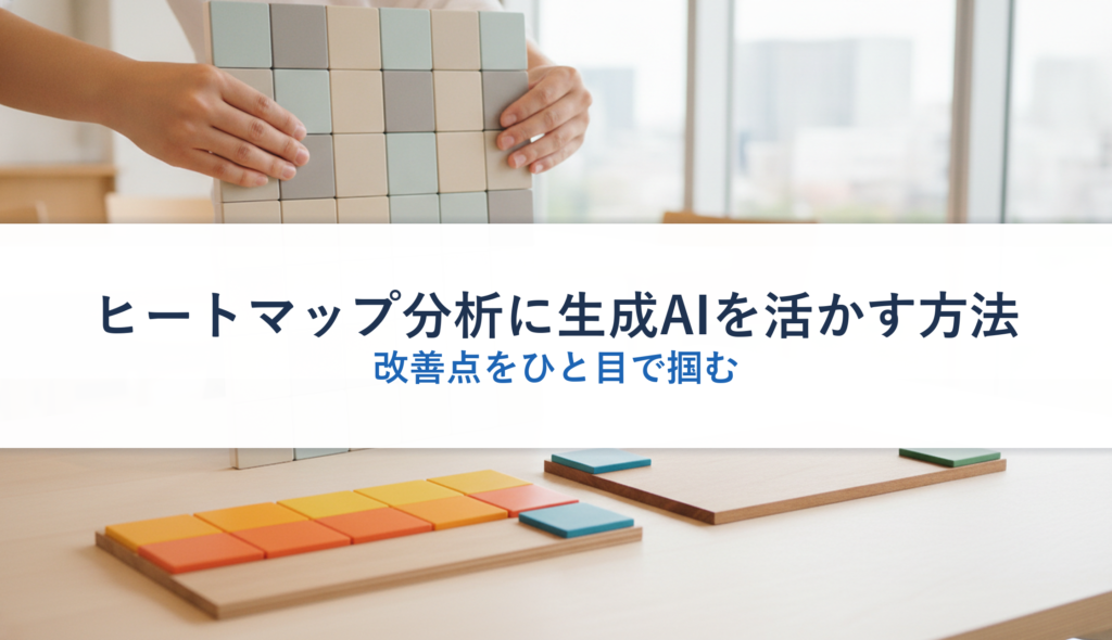 ヒートマップ分析に生成AIを活かす方法｜改善点をひと目で掴む