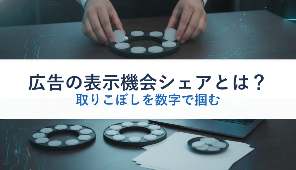 広告の表示機会シェアとは？｜取りこぼしを数字で掴む