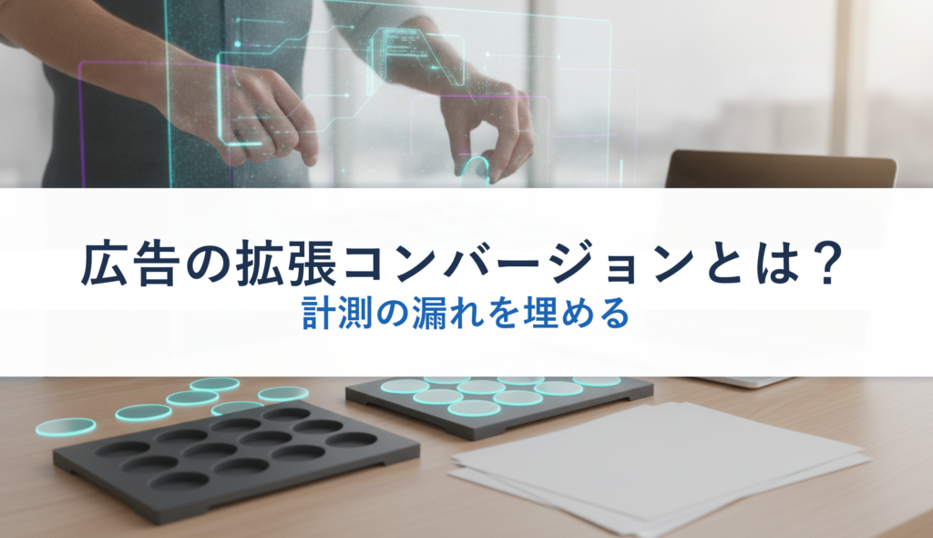 広告の拡張コンバージョンとは？｜計測の漏れを埋める