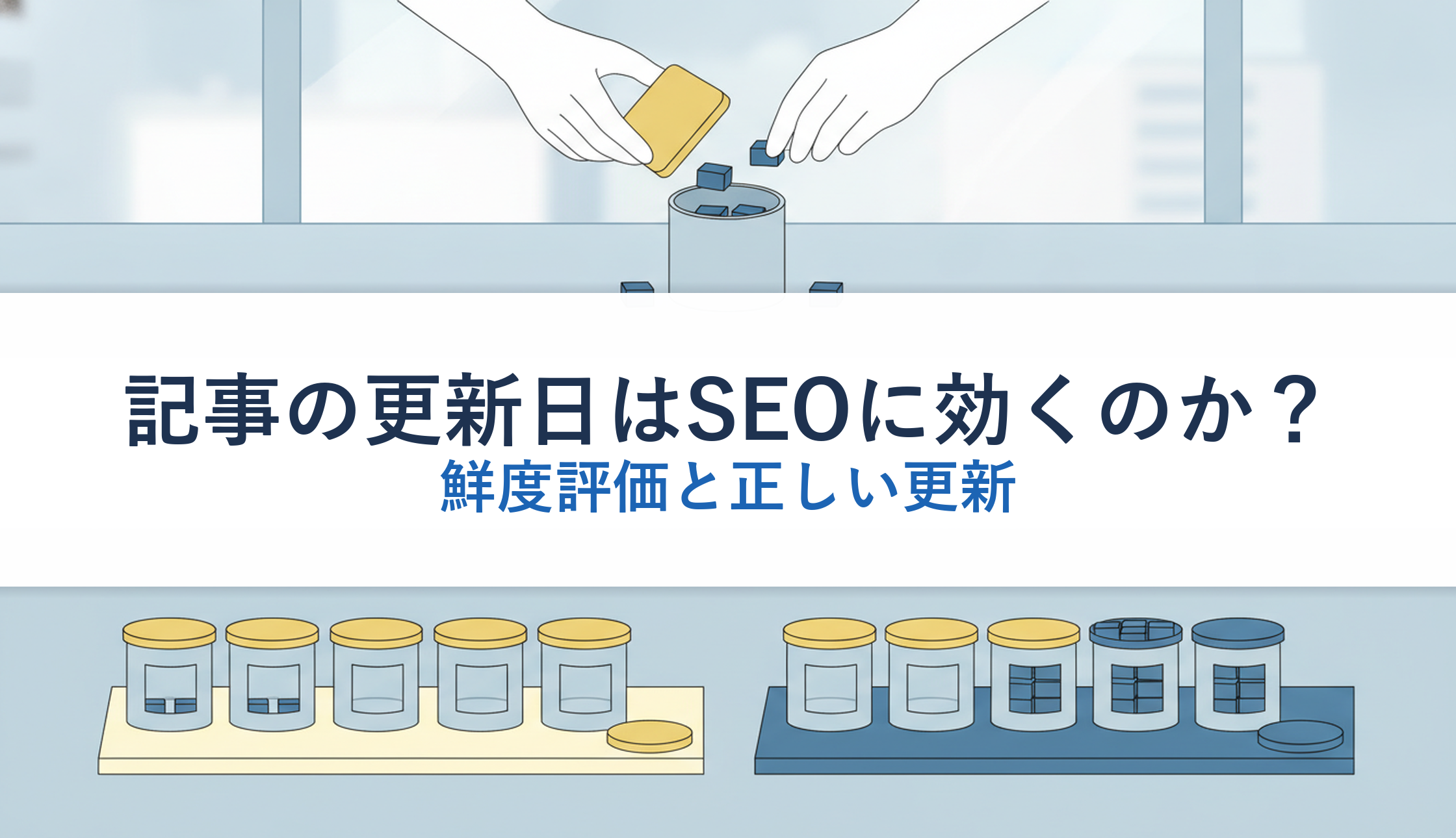 記事の更新日はSEOに効くのか？｜鮮度評価と正しい更新