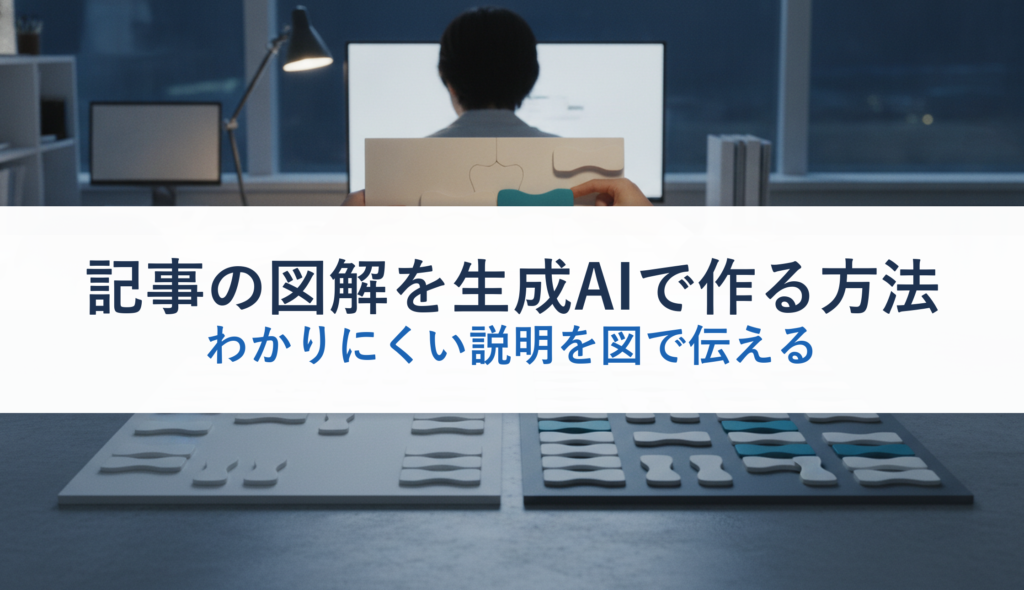 記事の図解を生成AIで作る方法｜わかりにくい説明を図で伝える
