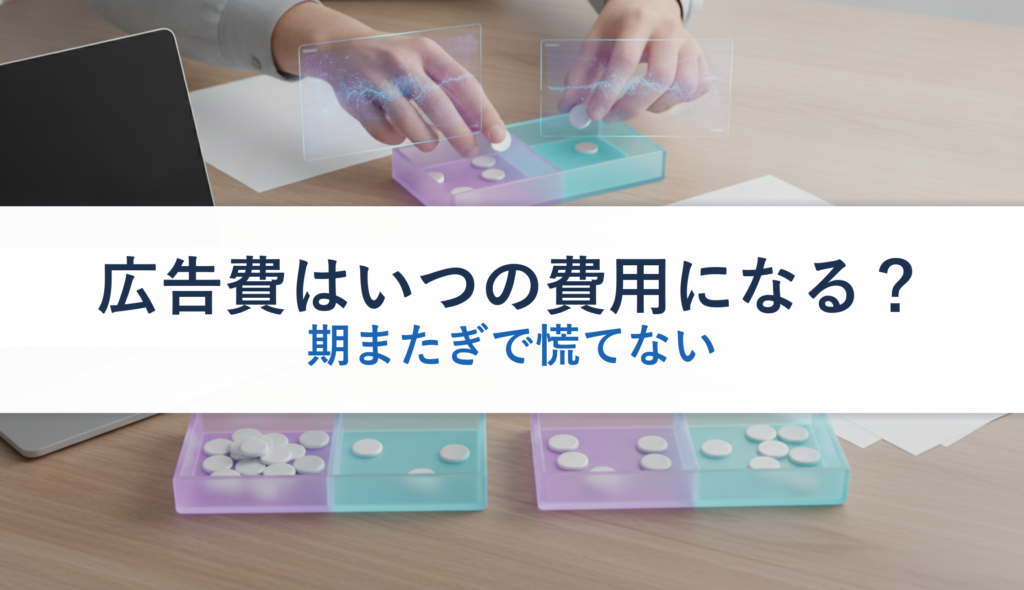 広告費はいつの費用になる？｜期またぎで慌てない