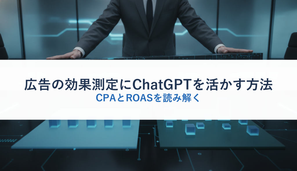 広告の効果測定にChatGPTを活かす方法｜CPAとROASを読み解く
