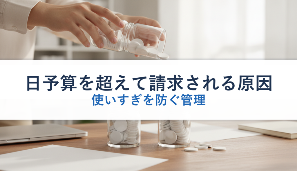 日予算を超えて請求される原因｜使いすぎを防ぐ管理