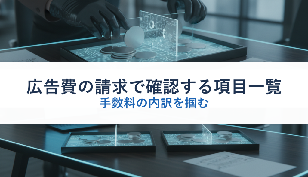 広告費の請求で確認する項目一覧｜手数料の内訳を掴む