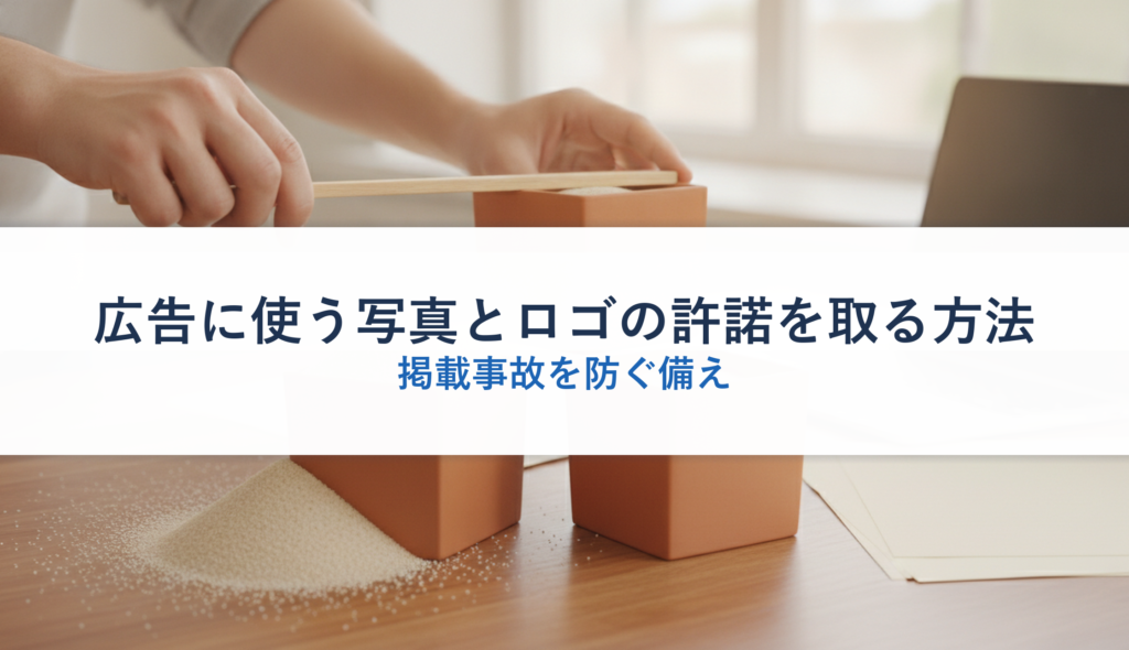 広告に使う写真とロゴの許諾を取る方法｜掲載事故を防ぐ備え