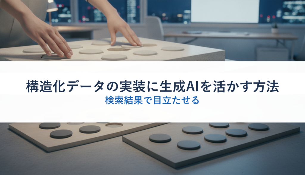 構造化データの実装に生成AIを活かす方法｜検索結果で目立たせる