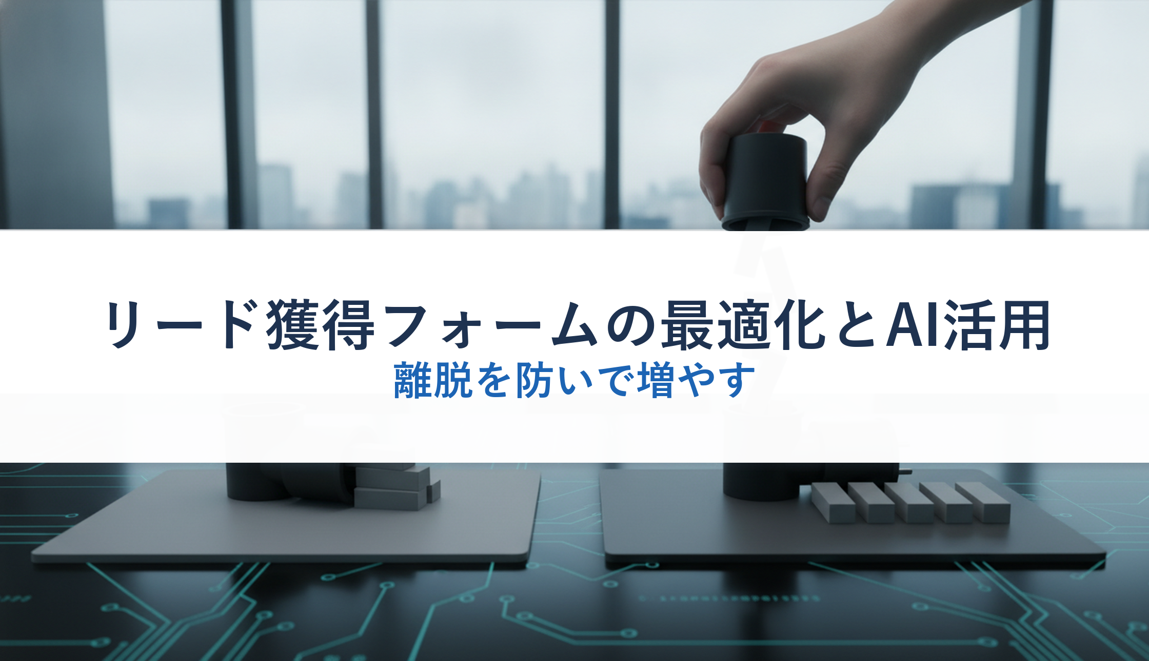 リード獲得フォームの最適化とAI活用|離脱を防いで増やす