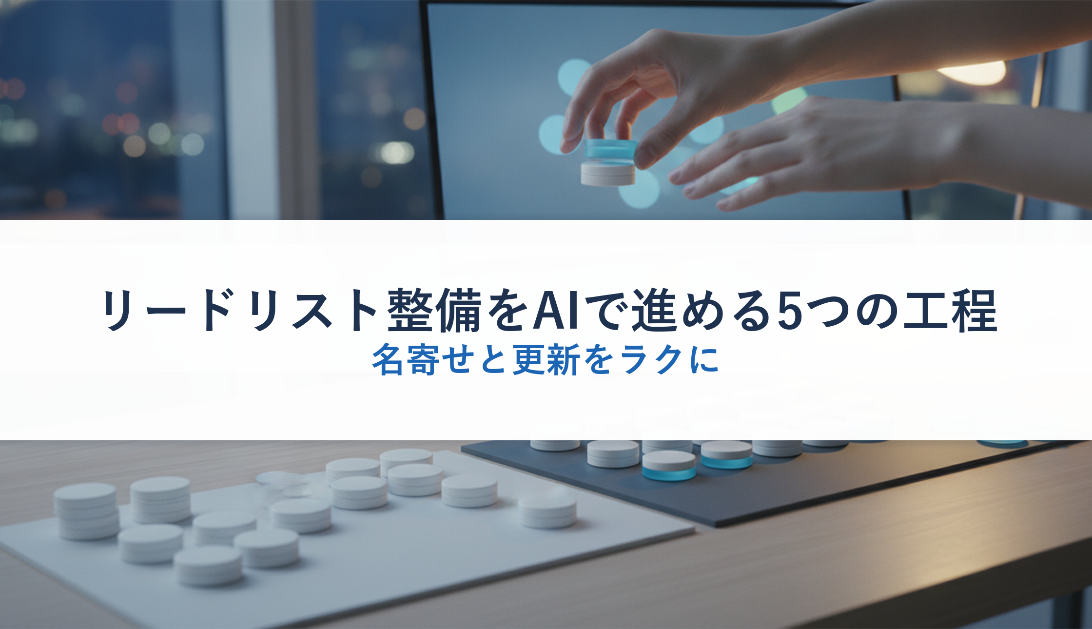 リードリスト整備をAIで進める5つの工程｜名寄せと更新をラクに