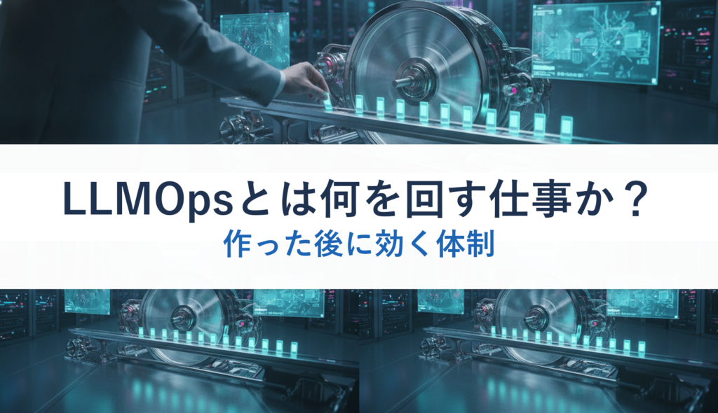 LLMOpsとは何を回す仕事か？｜作った後に効く体制