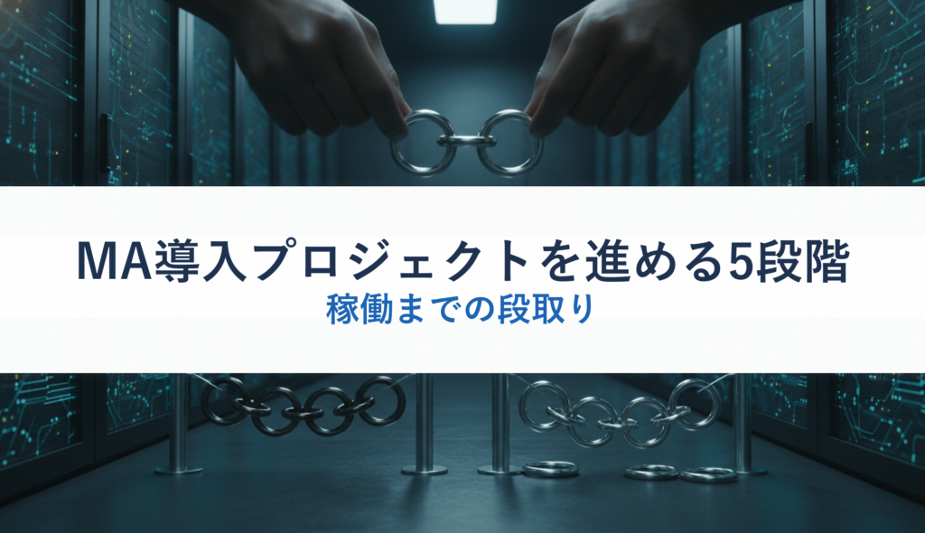 MA導入プロジェクトを進める5段階｜稼働までの段取り