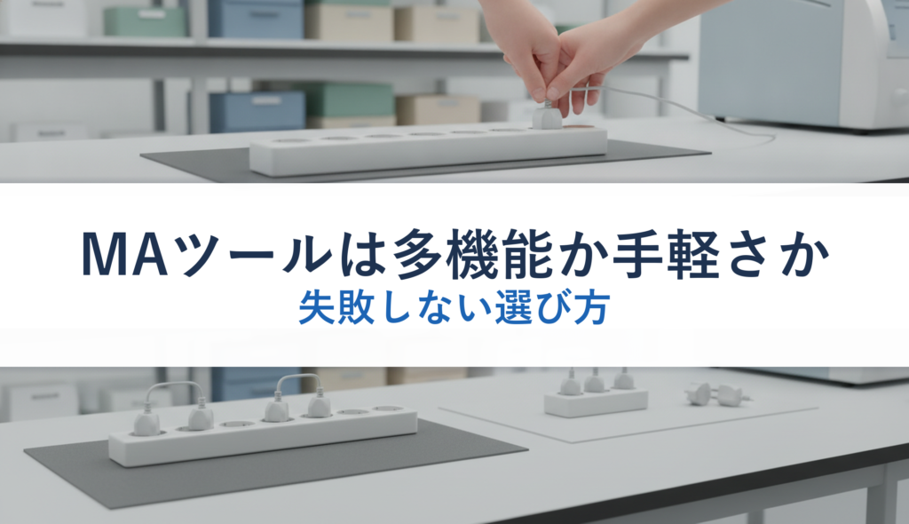 MAツールは多機能か手軽さか｜失敗しない選び方