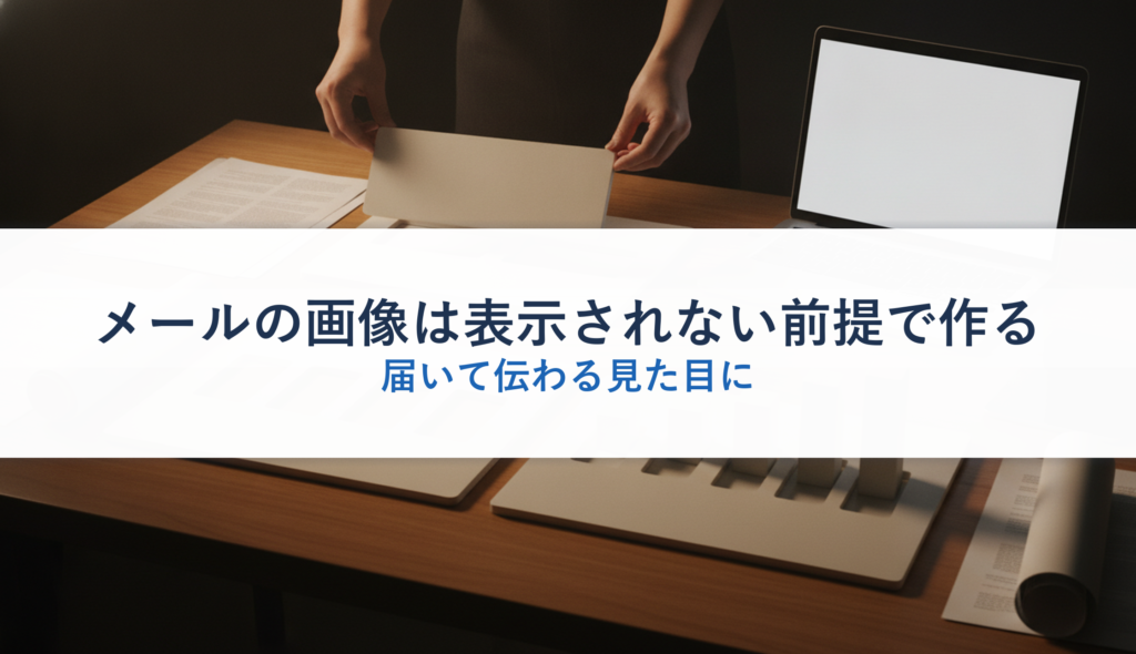メールの画像は表示されない前提で作る｜届いて伝わる見た目に